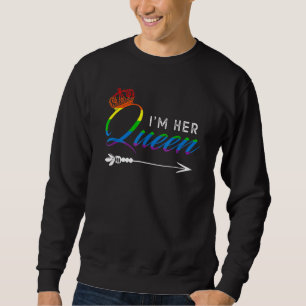 Sweatshirt Correspondance Lesbienne Couple Sa Reine Giramie P