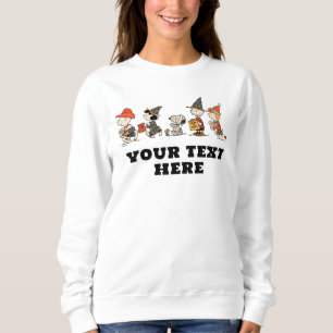 Sweatshirt Cortège joyeux Halloween de la bande de Peanuts