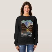 Sweatshirt Cortina d'Ampezzo Dolomiti Painting Cortina d'Ampe (Devant entier)
