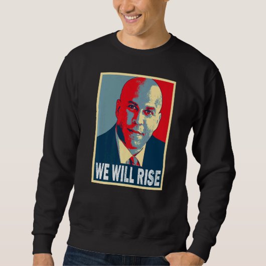 Sweatshirt Cory Booker Nous Verrons (Devant)