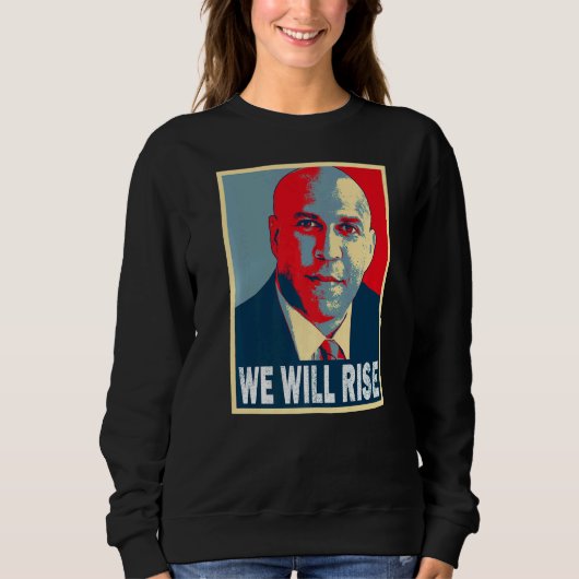 Sweatshirt Cory Booker Nous Verrons (Devant)