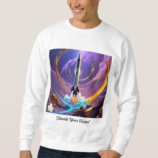 Sweatshirt "Cosmic Ascent" (Devant)