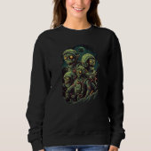 Sweatshirt Cosmic Carnage Astronaut Space Zombies Unleashed G (Devant)