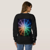 Sweatshirt Cosmic Chakra Zodiac Energy Wheel Spiritual Manife (Dos entier)