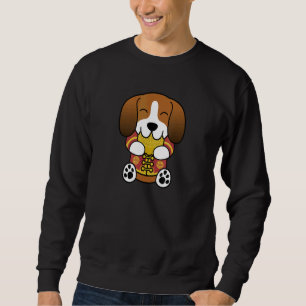 Sweatshirt Costume chinois Mooncake Basset Hound Chien
