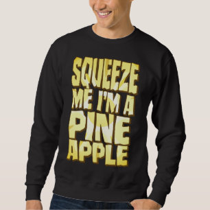 Sweatshirt Costume d'ananas drôle Halloween tranche de fruits