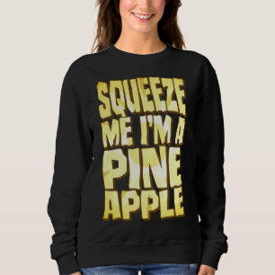 Sweatshirt Costume d'ananas drôle Halloween tranche de fruits