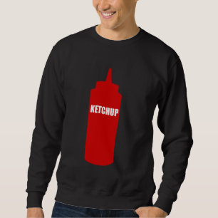 Sweatshirt Costume de bouteille de tomate Ketchup Funny Facil