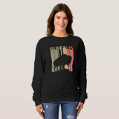 Sweatshirt Costume de buffle amusant (Devant entier)