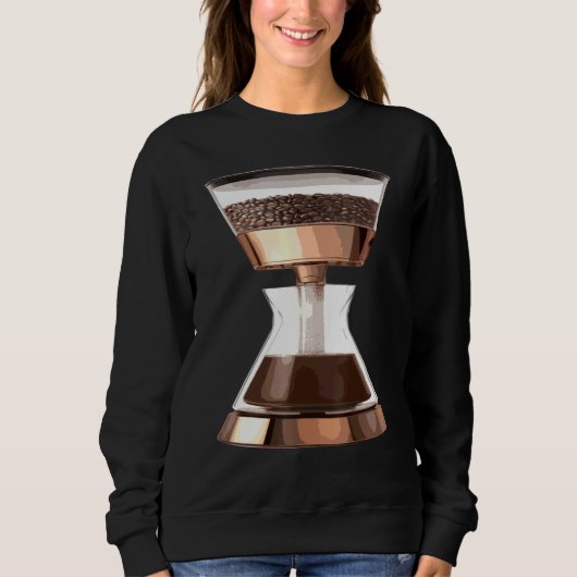 Sweatshirt Costume de Café Barista Machine Café Hallowee (Devant)