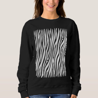 Sweatshirt Costume de Carnaval à motif zèbre rayures zébrées 