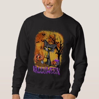 Sweatshirt Costume de chat pour Halloween