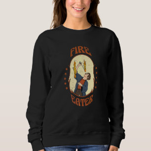 Sweatshirt Costume de cirque de mangeur de feu pour un cirque