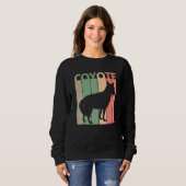 Sweatshirt Costume de coyote drôle (Devant entier)