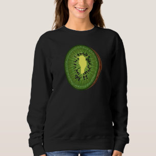 Sweatshirt Costume de fruit kiwi Vacances Plage Fête au bord