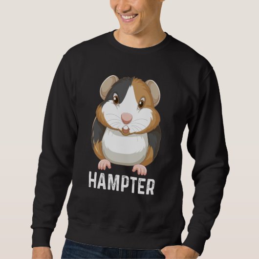 Sweatshirt Costume de hamster Citations de hamster (Devant)