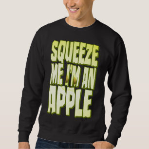 Sweatshirt Costume de pomme Drôle Halloween frais tranche de 