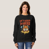 Sweatshirt Costume de représentation de la communauté furry F (Devant entier)