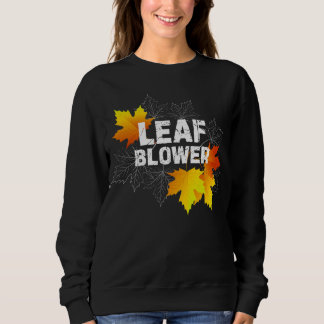 Sweatshirt Costume de ventilateur de feuilles drôle d'automne