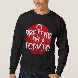 Sweatshirt Costume D'Halloween Lazy Faire semblant D'Être Une