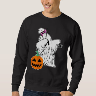 Sweatshirt Costume d'Halloween mignon Dabbing Shih Tzu