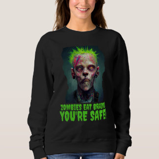 Sweatshirt Costume d'Halloween Zombie Punk Horreur Poster Par