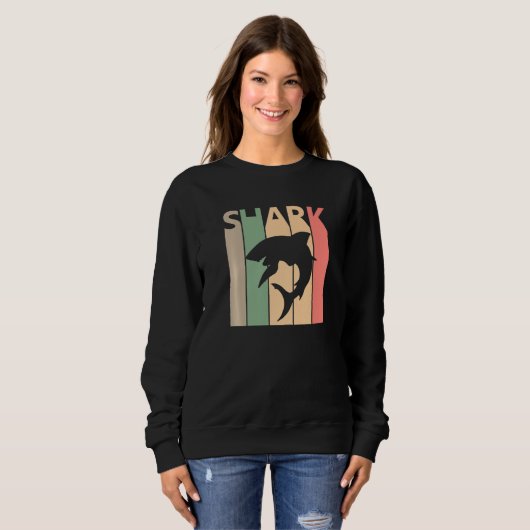 Sweatshirt Costume drôle de requin (Devant entier)