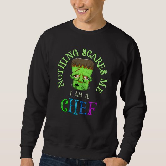 Sweatshirt Costume éffrayant Halloween Rien Ne Me Fait Peur J (Devant)