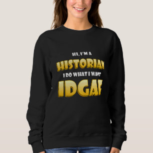 Sweatshirt Costume Historien Pour Histo Expert Histo