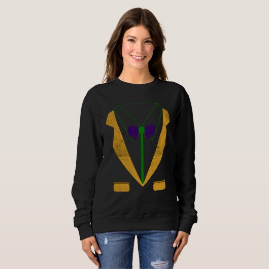 Sweatshirt Costume Mardi Gras (Devant entier)
