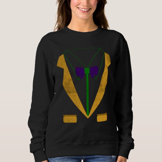 Sweatshirt Costume Mardi Gras (Devant)