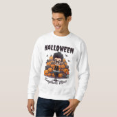 Sweatshirt Costumes d'Halloween, pour les enseignants n'ont p (Devant entier)