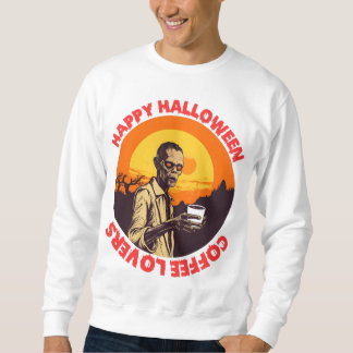 Sweatshirt Costumes d'Halloween, un amateur de café