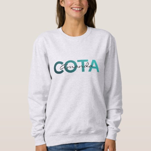 Sweatshirt COTA Personalized Name (Devant)