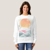 Sweatshirt Côte/Plage/T-shirt Nautique ensoleillé (Devant entier)