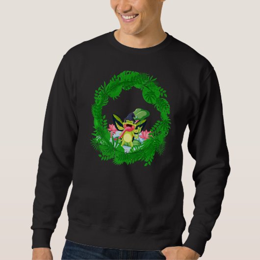 Sweatshirt Cottage Forestcore Frog (Devant)