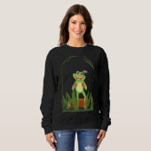 Sweatshirt Cottage Forestcore Frog (Devant entier)