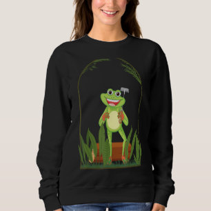 Sweatshirt Cottage Forestcore Frog
