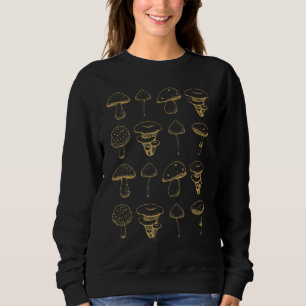 Sweatshirt Cottagecore Esthétique Champignon Académie Sombre 