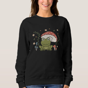 Sweatshirt Cottagecore Grenouille Esthétique Dans La Forêt Da