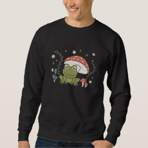 Sweatshirt Cottagecore Grenouille Esthétique Dans La Forêt Da
