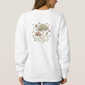 Sweatshirt Cottagecore Mushroom Botanical Graphic (Dos)