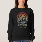 Sweatshirt Cotulla Texas Mountain Sunset Sunrise Kayaking   (Devant)