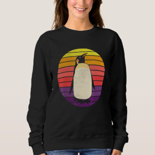 Sweatshirt Coucher de soleil de style rétro Amoureux des anim
