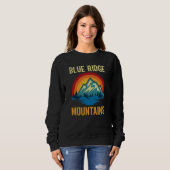 Sweatshirt Coucher de soleil des montagnes Blue Ridge (Devant entier)