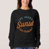 Sweatshirt Coucher de soleil intérieur San Francisco (Devant)