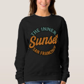 Sweatshirt Coucher de soleil intérieur San Francisco (Devant)