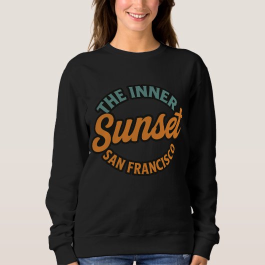 Sweatshirt Coucher de soleil intérieur San Francisco (Devant)