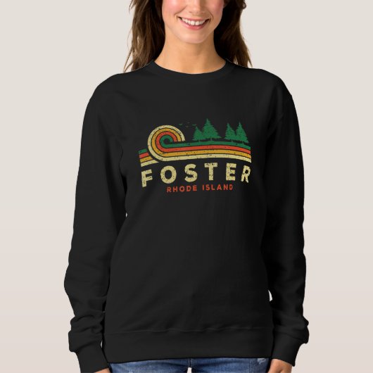 Sweatshirt Coucher de soleil persistant Foster Forest Rhode I (Devant)