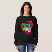 Sweatshirt Coudre Pour Les Femmes Nous Aimons Coudre Et Cache (Devant entier)